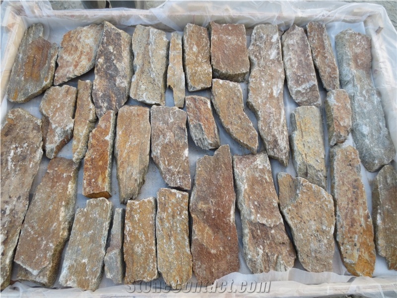 Fieldstone Slate Multicolor Stone Cladding China