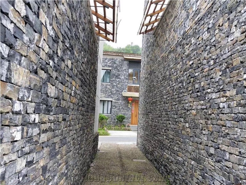 Fieldstone Slate Multicolor Stone Cladding China