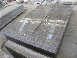 G664 Slovakia Red Granite Gravestone Headstone