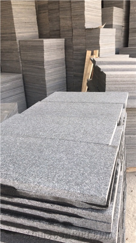 G684 Black Basalt Tiles Slabs China Pattern