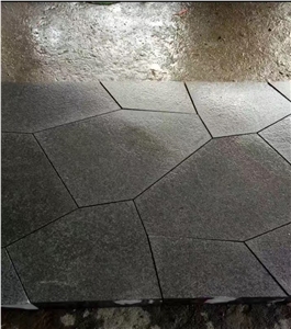G684 Black Basalt Tiles Slabs China Pattern