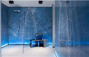 Polished Blue Onyx Wall Cladding Natural Stone