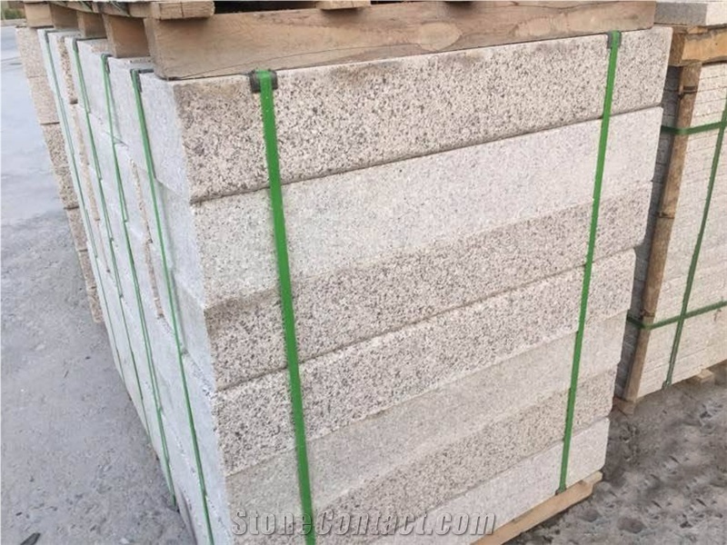 20cm Rust Stone Curbstone/Yellow Granite Kerbstone