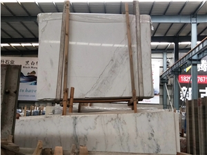 New Volakas /Jazz White Marble Reception Desk