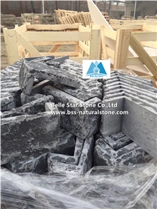 Black Limestone Ashlar Stone Veneer & L Corner