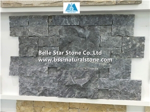 Black Limestone Field Loose Ledge Stone Veneer