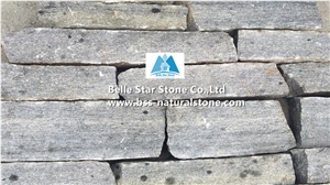 Charcoal Grey Quartzite Ashlar Thin Stone Veneer