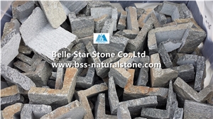 Charcoal Grey Quartzite Ashlar Thin Stone Veneer