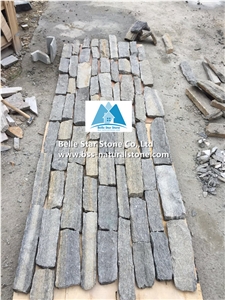Charcoal Grey Quartzite Loose Ledge Stone for Wall