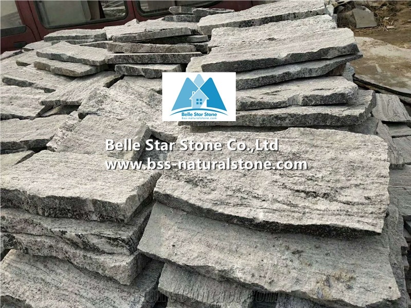 Cloudy Grey Granite Ashlar Stone Veneer & Quoins