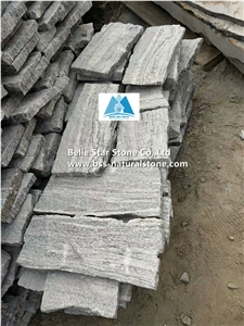 Cloudy Grey Granite Castle River Rock Stone Veneer