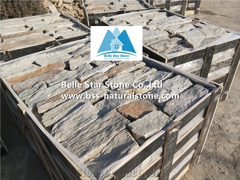 Customized Quartzite Loose Ledge Stone Thin Veneer