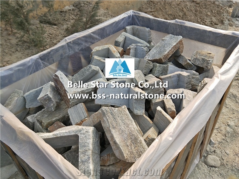 Green Quartzite Loose Thin Stone Veneer for Wall