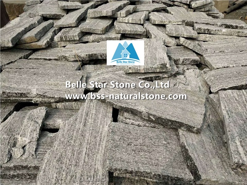 Grey Granite Loose Stone Ledger & L Corner Stone