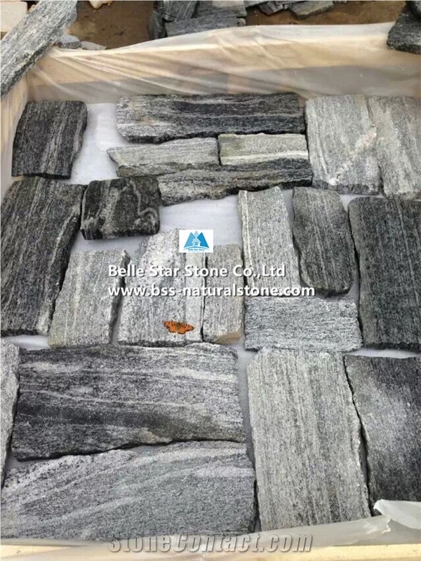 Grey Granite Loose Stone Ledger & L Corner Stone