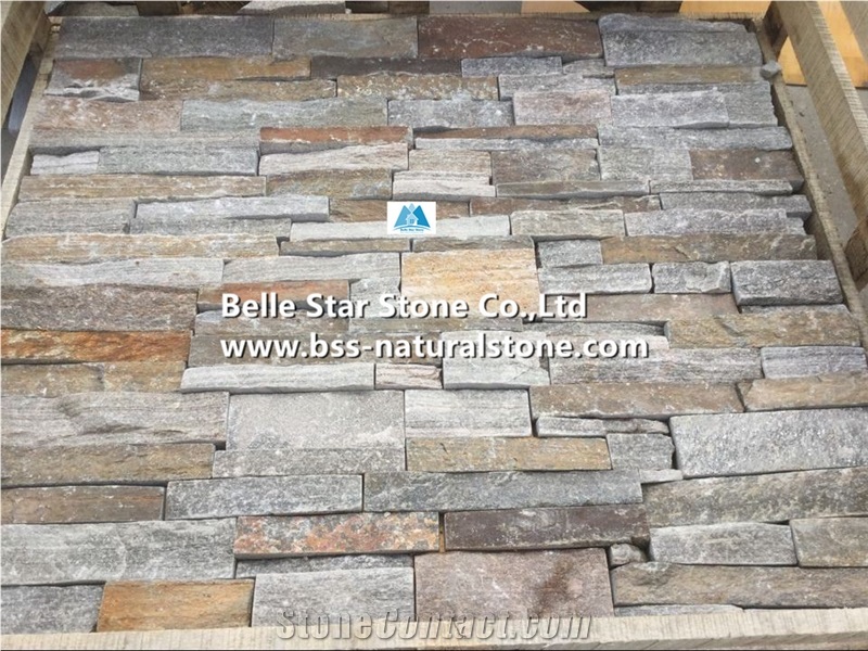 Pink Quartzite Field Stacked Loose Stone Veneer