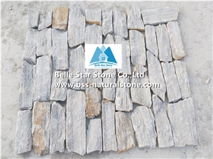 Rustic Grey Quartzite Ashlar Loose Stacked Stone