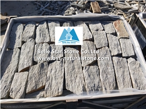 Rustic Grey Quartzite Ashlar Thin Stone Veneer