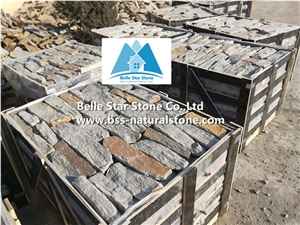 Rustic Grey Quartzite Loose Thin Stone Veneer