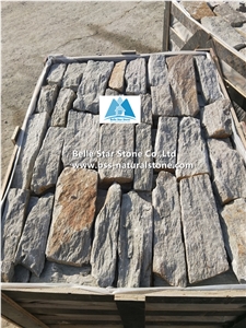 Rustic Grey Quartzite Loose Thin Stone Veneer