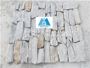Rustic Grey Quartzite Loose Thin Stone Veneer