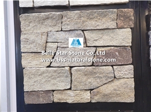 Sesame Yellow Granite Ashlar Natural Stone Veneer