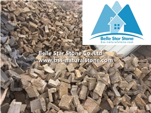 Yellow Granite Field Stone Veneer & L Corner Stone