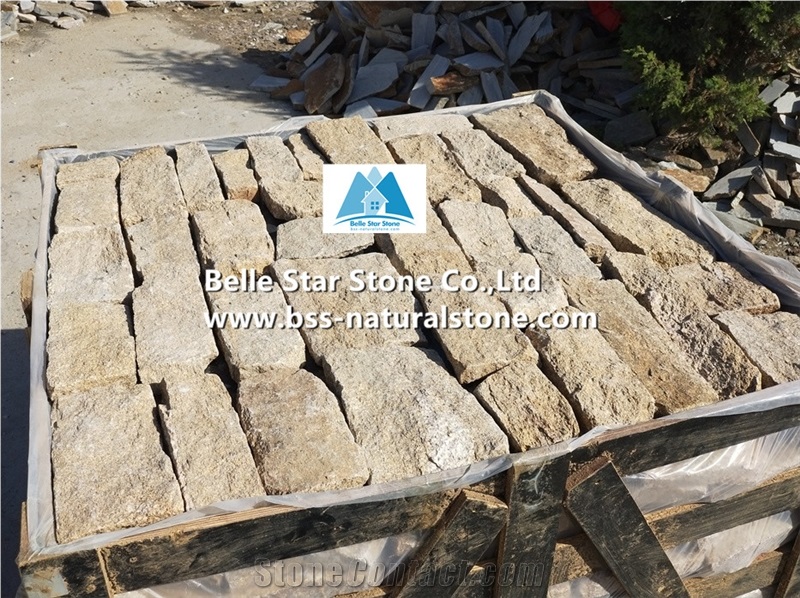 Yellow Granite Wall Corner Stone & Quoins