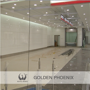 Polished Interior Veneer White Crystallized Panels