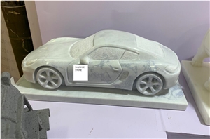 Eastern White Car Designed Sculpture,Exterior