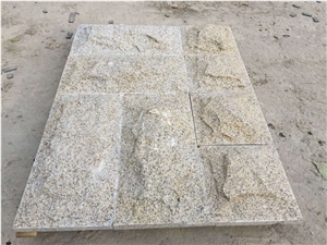 G682 Yellow Rustic Granite Mushroomed Cladding G682 Yellow Rustic Granite Mushroomed Cladding