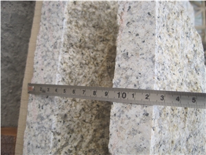 G682 Yellow Rustic Granite Mushroomed Cladding