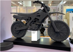 Syc09 G654 Granite Motorbicycle Carving
