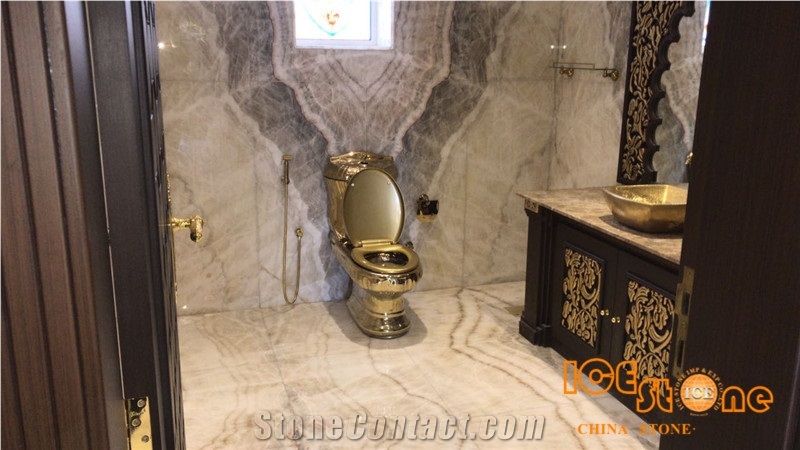 Beige Onyx Slabs Tiles China Yellow Bookmatch