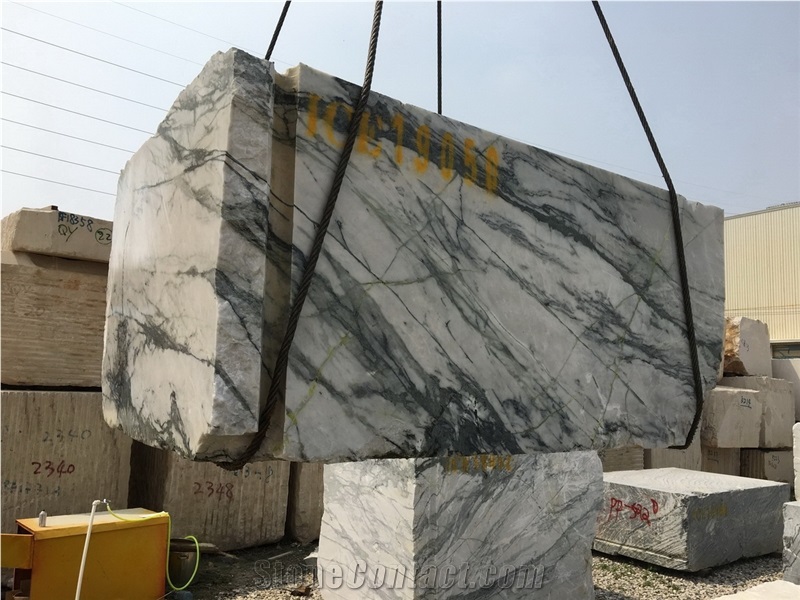 Green Calacatta Chinese Marble Blocks