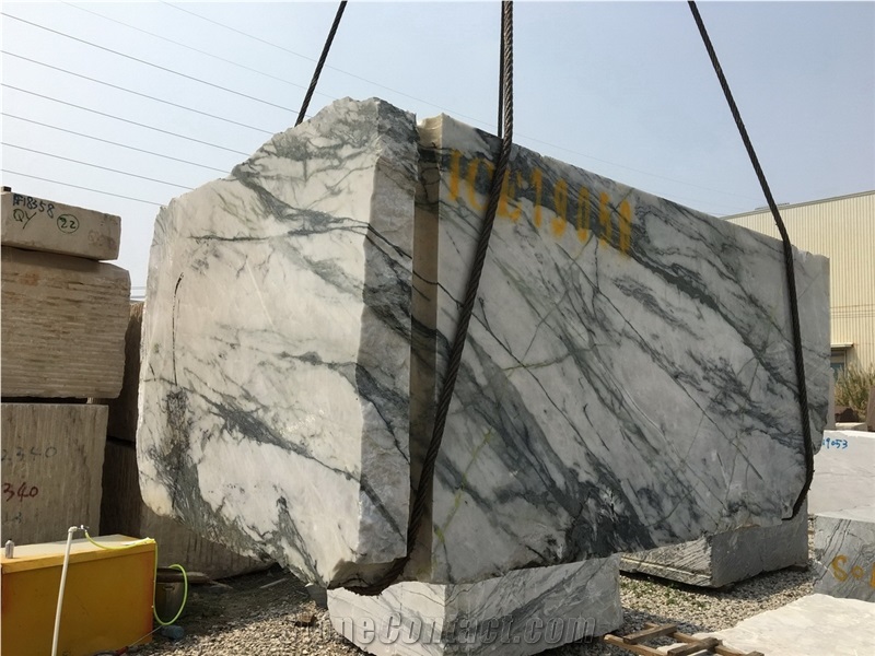 Green Calacatta Chinese Marble Blocks