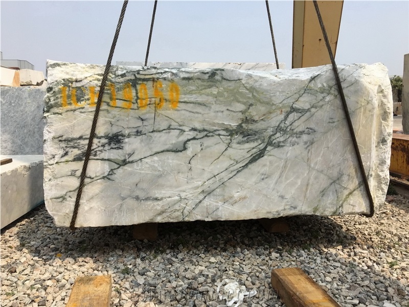 Green Calacatta Chinese Marble Blocks