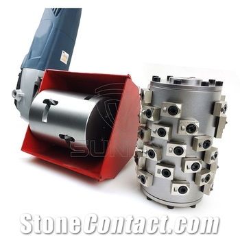 Angle Grinder Bush Hammer Roller