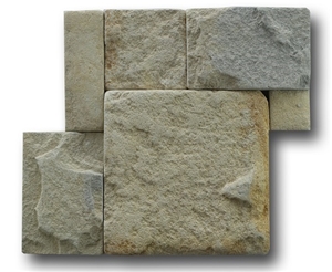 Beige Grey Limestone Stone Wall Cladding in Bali