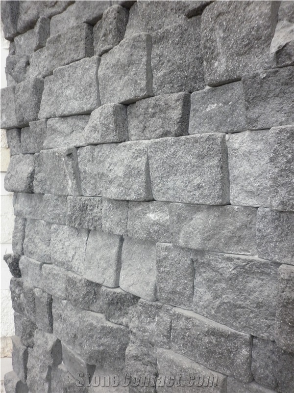 Indonesia Black Split Lava Stone Stone Veneer Wall Cladding