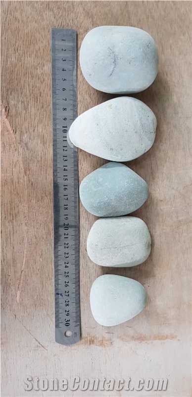 Indonesia Green Beach Pebbles Green Loose Pebbles