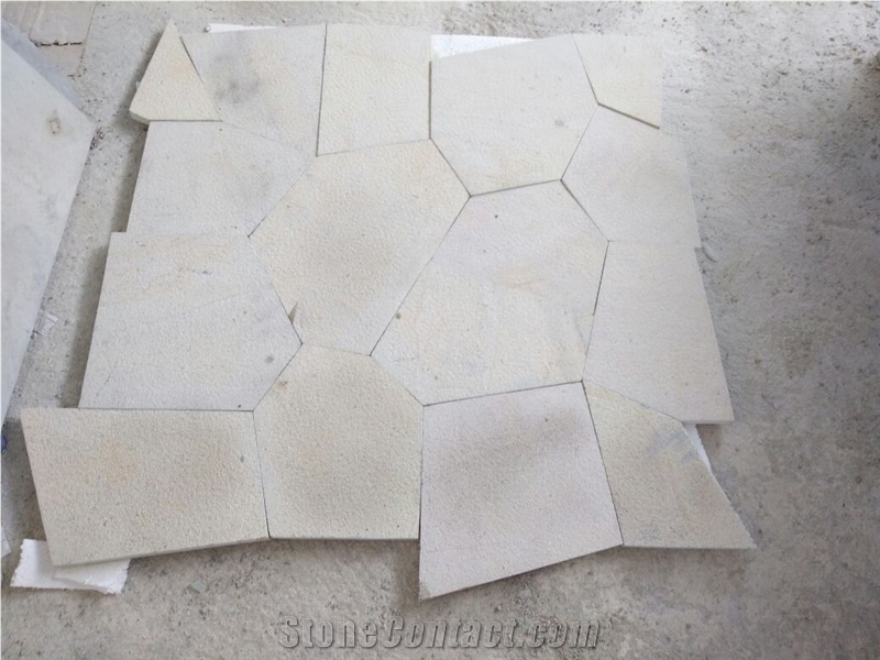 White Andesite Bali Flooring Tile