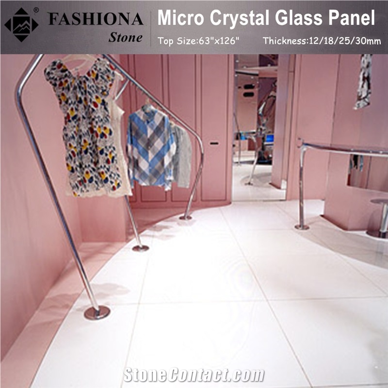 Micro Crystal Glass Stone Cutting Size for Floors