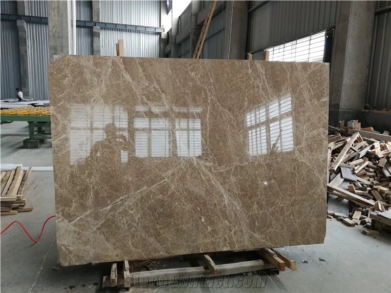 Light Emperador Polish Turkey Good Marble Slab