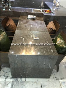 Brazil Sandalwood Flying Snow Granite Countertop
