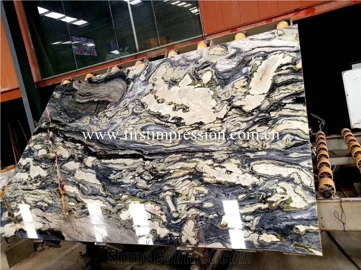 Cheap Blue Danube Marble Labradorite River Slabs