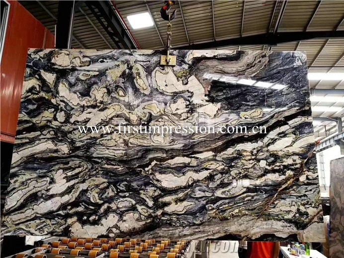 Cheap Blue Danube Marble Labradorite River Slabs