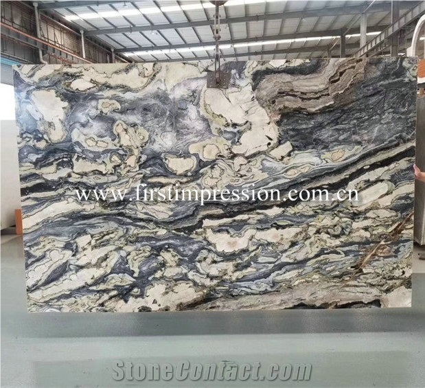 Cheap Blue Danube Marble Labradorite River Slabs