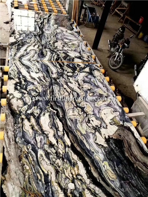 Cheap Blue Danube Marble Labradorite River Slabs