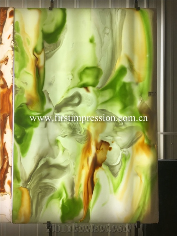 Chinese Artificial Onyx Slabs&Tiles for Walling
